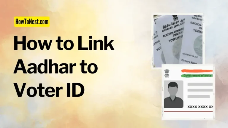 How to Link Aadhar to Voter ID