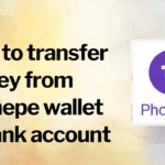 How to transfer money from phonepe wallet to bank account