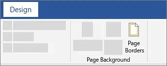Go to Design the tab and select the “Page Borders”