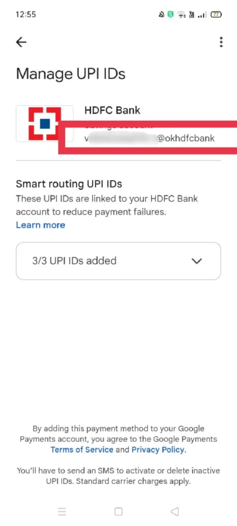 how to find my vpa id in google pay