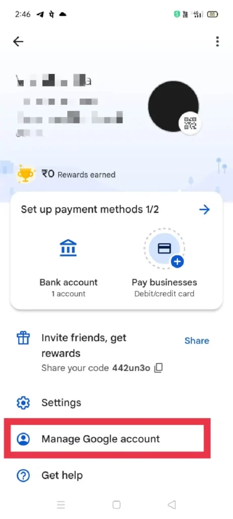 how to clear google pay chat