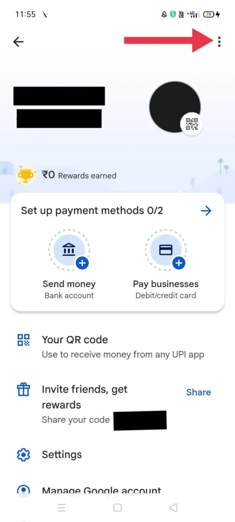 how to apply referral code in google pay