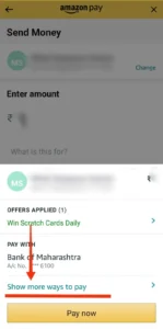how to pay from amazon pay balance