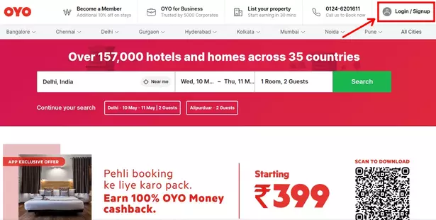 how to use oyo money for booking